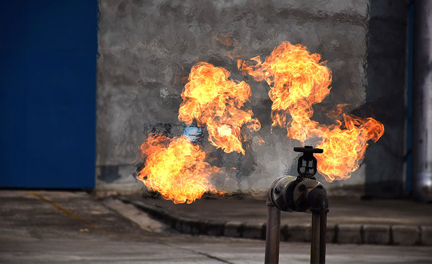 Fuga de gas