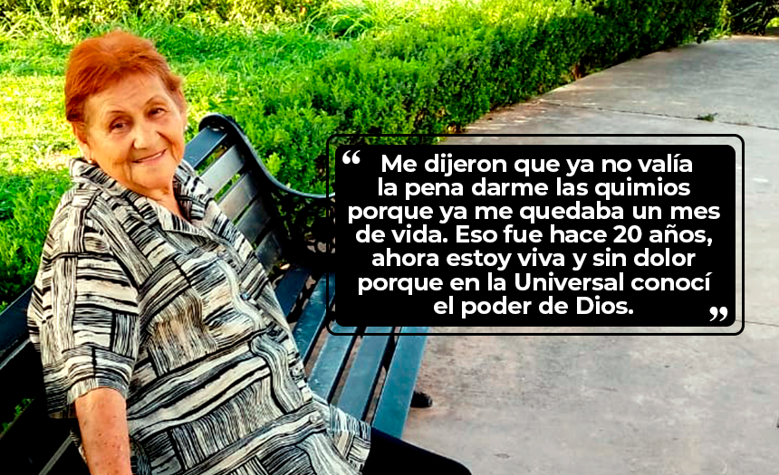 «Me quedaba un mes de vida, era cáncer terminal»