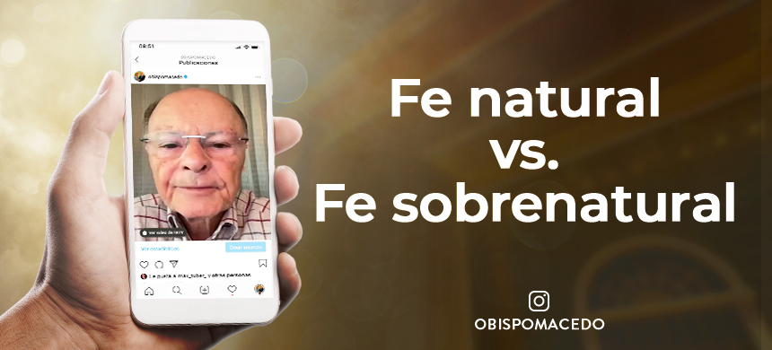 Fe natural vs. Fe sobrenatural