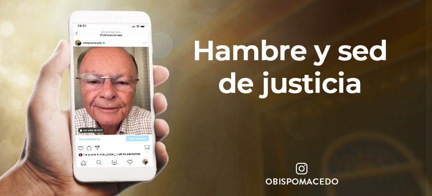 Hambre y sed de justicia